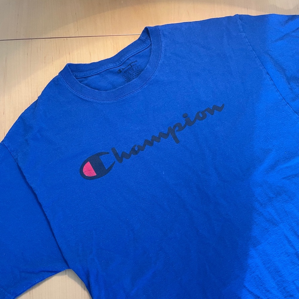 Royal blue champion tee